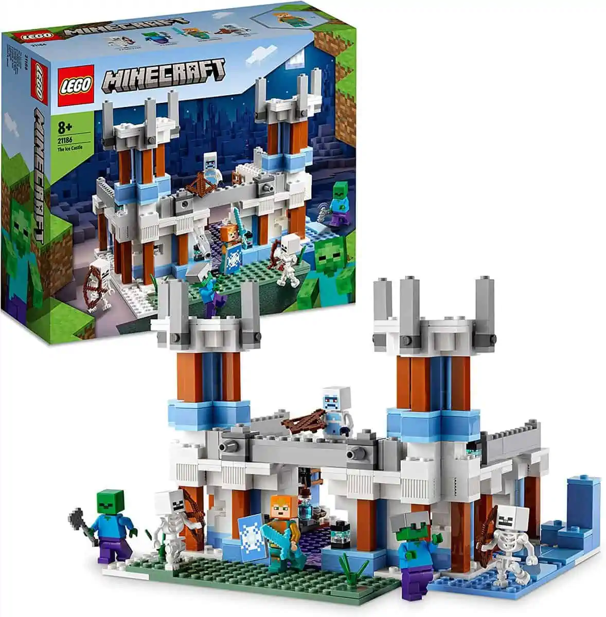 LEGO 21186 „Minecraft Der Eispalast“ Set für 27,99 € [Prime] statt 37,83 €