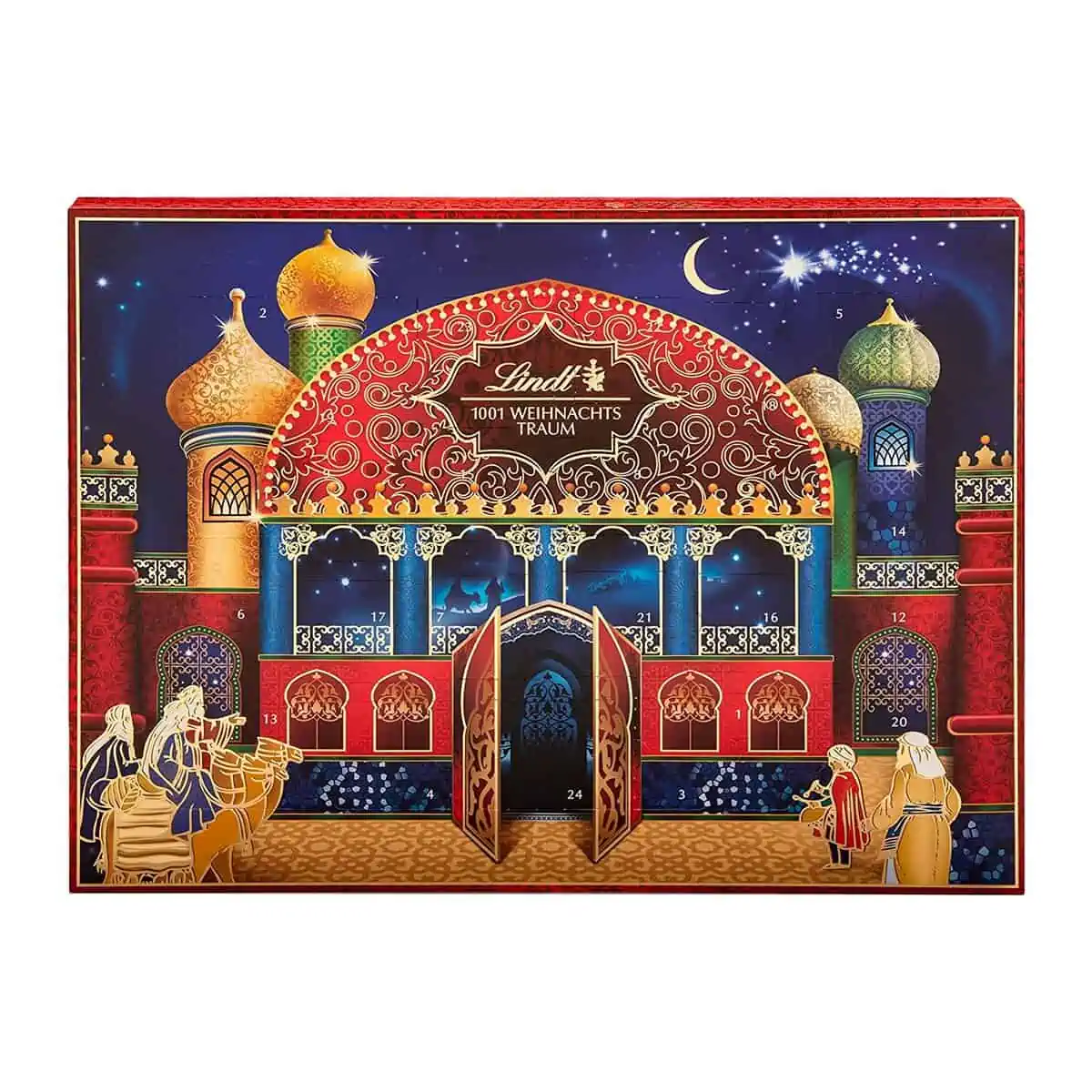 Lindt Schokolade 1001 Weihnachts-Traum Adventskalender 2022 (281 g verschiedene Pralinen- und Milchschokoladen-Überraschungen) für 19,99 € [Prime] statt 25,69 €