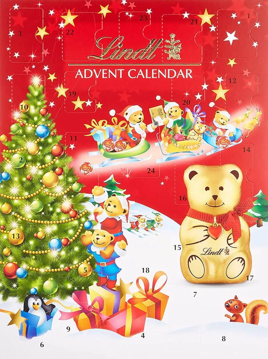 Lindt Schokolade Teddy Adventskalender 2022 (172 g) für 9,99 € [Prime] statt 16,99 €