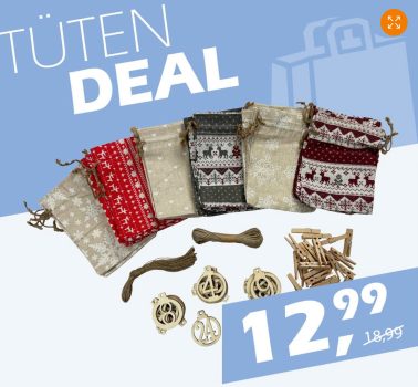 Adventskalender Leinensäckchen 2x CAMPUS Tüte Home – CAMPUS Tüte Home