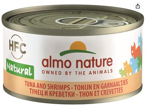 Almo nature Thunfisch Mit Garnellen 24 x 70 GR   Amazon.de  Haustier