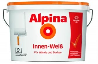 Alpina Innenweiss 10 L weiss Globus Baumarkt