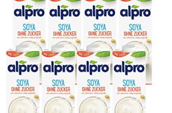 Alpro Sojadrink Ohne Zucker Natur Pflanzlicher Drink Vegan 1l 8er Pack Amazon de Lebensmittel Getraenke