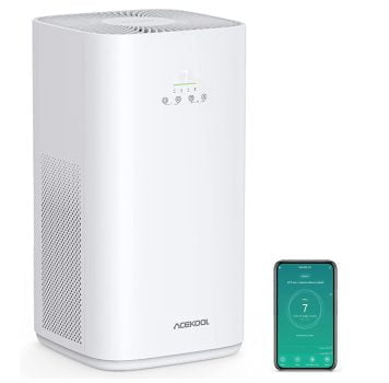 Amazon.de  ACEKOOL Wlan Luftreiniger Raucherzimmer mit H13 Hepa Filter CADR 500m³ h bis zu 150㎡ Woh