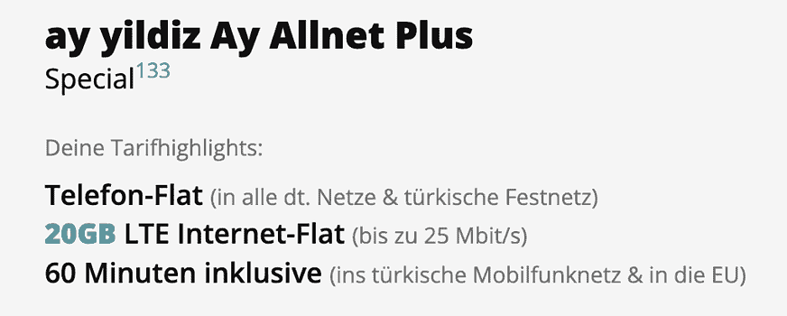 Ay Allnet Plus Special T AY ALLNETPLUS S