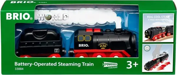 BRIO World 33884 Batterie-Dampflok mit Wassertank für 21,99 € inkl. Prime-Versand