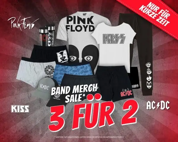 SportSpar Band Merch Sale: 3 für 2 Aktion