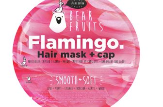 Bear Fruits Flamingo Glatt Weich Haarmaske