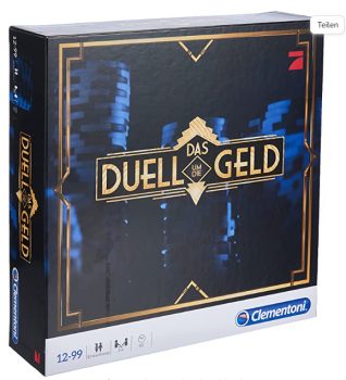 Clementoni 69066 Das Duell um die Geld Brettspiel fuer 3 6 Spieler Pokerspiel fuer die ganze