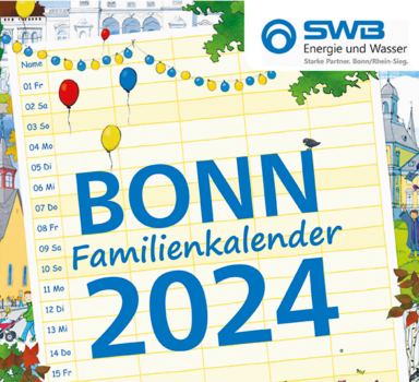 Familienkalender SWB Energie und Wasser Stadtwerke Bonn