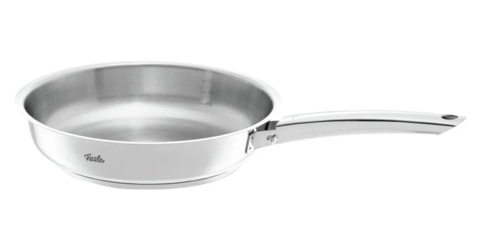 Fissler Pfanne Steelux Pro 24 cm aus Edelstahl