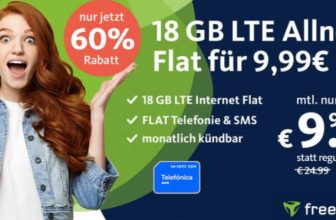 Freenet Telefonica green LTE 18 GB 18GB LTE Allnet Flat …