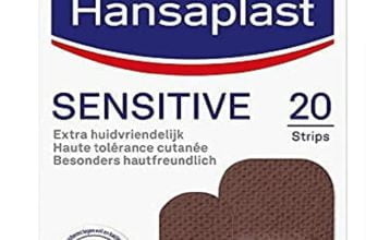 Hansaplast Sensitive Hautton Pflaster dark 20 Strips hautfreundliche und hypoallergene Wundpflast