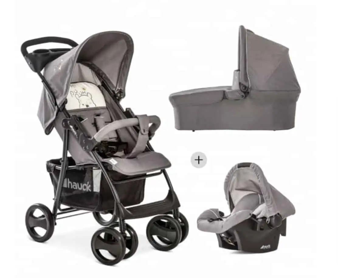 Hauck Shopper Trioset SLX Pooh Bear – grey für 149,99 € inkl. Versand (statt 222,99 €)