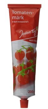 Jeden Tag Italienisches Tomatenmark 3 fach konzentriert 200 g Tube   Amazon.de  Lebensmittel Getr