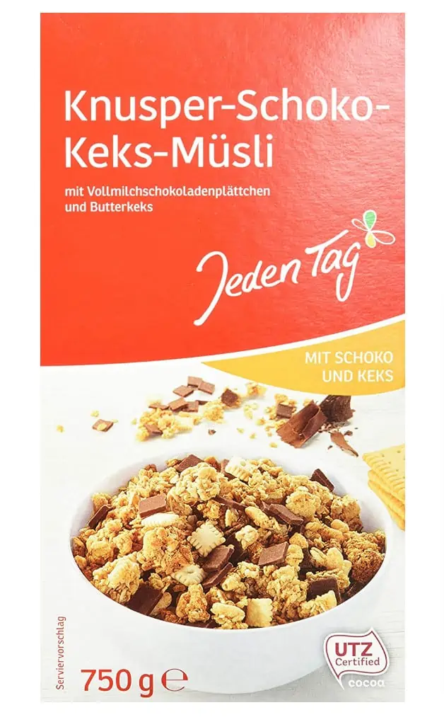 Jeden Tag Knusper-Schoko-Keks-Müsli, 750g ab 2,19 € inkl. Prime-Versand (statt 3,58 €)