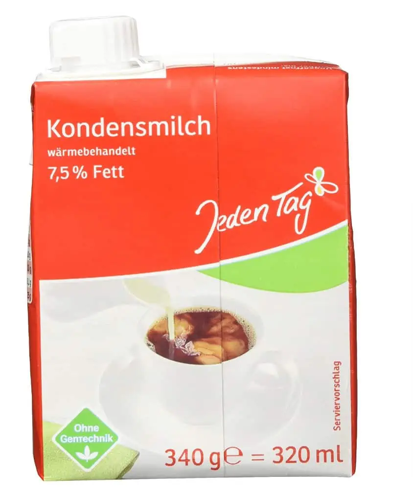 Jeden Tag Kondensmilch 7,5%, 340 g ab 0,63 € inkl. Prime-Versand