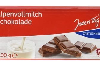 Jeden Tag Schokolade Alpenvollmilch 100 g   Amazon.de  Lebensmittel Getränke