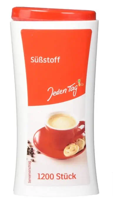 Jeden Tag Süßstofftabletten, 72g – 1200 Stück für 0,85 € inkl. Prime-Versand (statt 1,19 €)