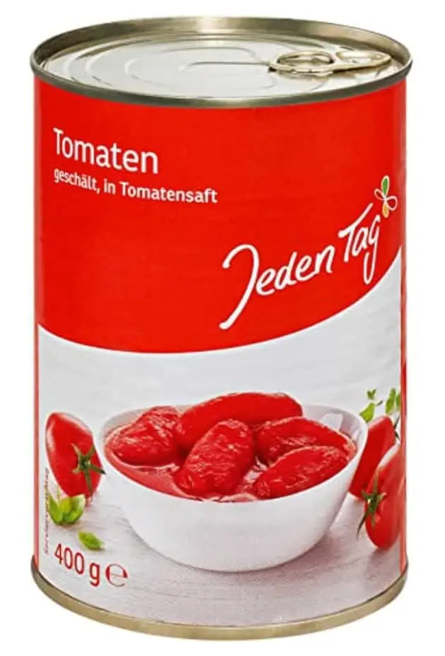 Jeden Tag Tomaten, 400g Dose für 0,49 € inkl. Prime-Versand (statt 0,69 €)