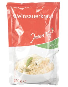 Jeden Tag Weinsauerkraut Beutel 520 g   Amazon.de  Lebensmittel Getränke