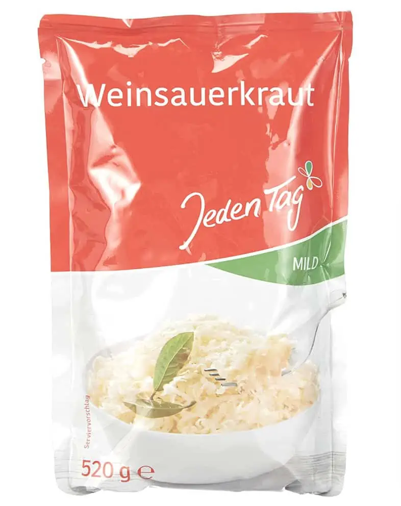 Jeden Tag Weinsauerkraut Beutel ab 0,49 € inkl. Prime-Versand 🔥