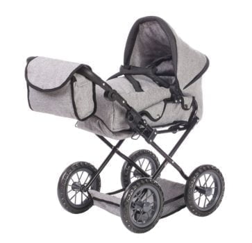 Knorrtoys Puppenwagen Ruby  stone black  grau babymarkt.de