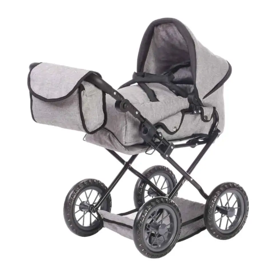 Knorrtoys Puppenwagen Ruby – „stone black“ grau für 31,95 € inkl. Versand (statt 49,99 €)
