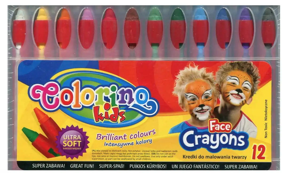 Gesichtsmalstifte 12 Farben für 3,80 € inkl. Versand (statt 10,00 €)