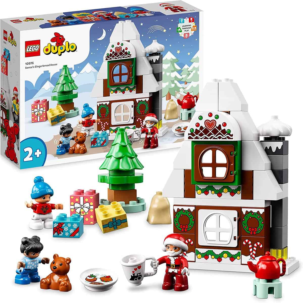 Lego 10976 Duplo Lebkuchenhaus Mit Weihnachtsmann Figur