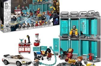 LEGO 76216 Marvel Iron Mans Werkstatt mit Anzuegen e1665472031676