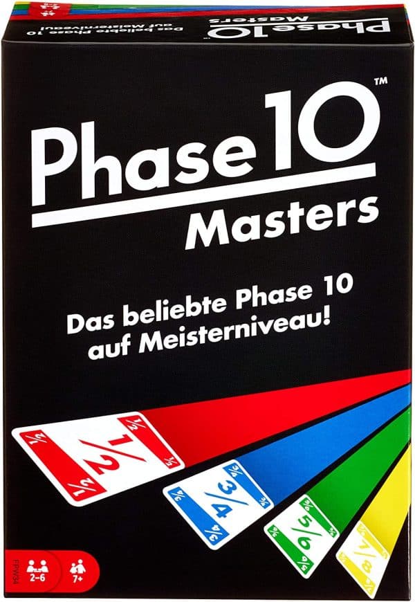 Mattel Games Fpw34 Phase 10 Masters Kartenspiel