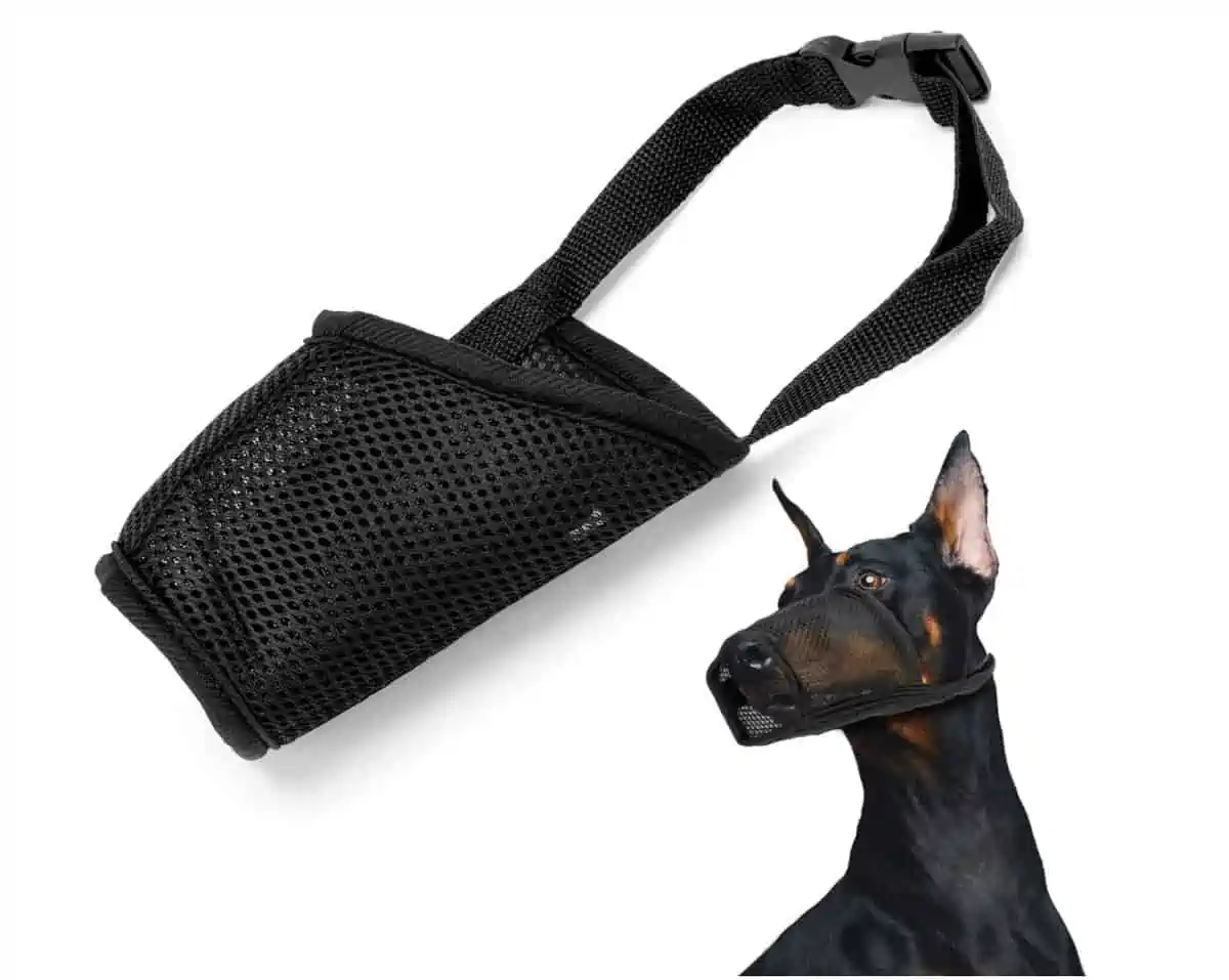 Nobleza-Maulkorb mit Sicherheitsriemen für Kleine, Mittlere und Große Hunde für 2,99 € inkl. Prime-Versand (statt 5,99 €)