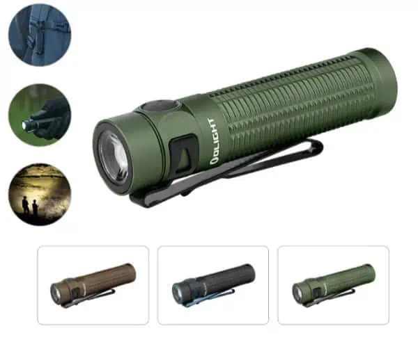 Olight Baton 3 Pro Aufladbare Taschenlampe für 67,16 € inkl. Versand