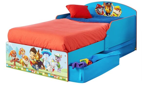 PAW PATROL Worlds Apart Kleinkinderbett mit Stauraum Blau 142 x 77 x 59 cm   Amazon.de  Kueche Hau