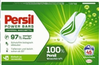 Persil Power Bars Universal Waschmittel 45 Waschladungen vordosiertes Vollwaschmittel in nachhaltiger Verpackung Amazon de Drogerie Koerperpflege