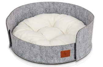 Pfotenolymp® Katzenbett Katzenschlafplatz mit Kissen Liegeplatz Schlafplatz Katzensofa Katzenkorb Kuschelkorb fuer Katzen Amazon de Haustier