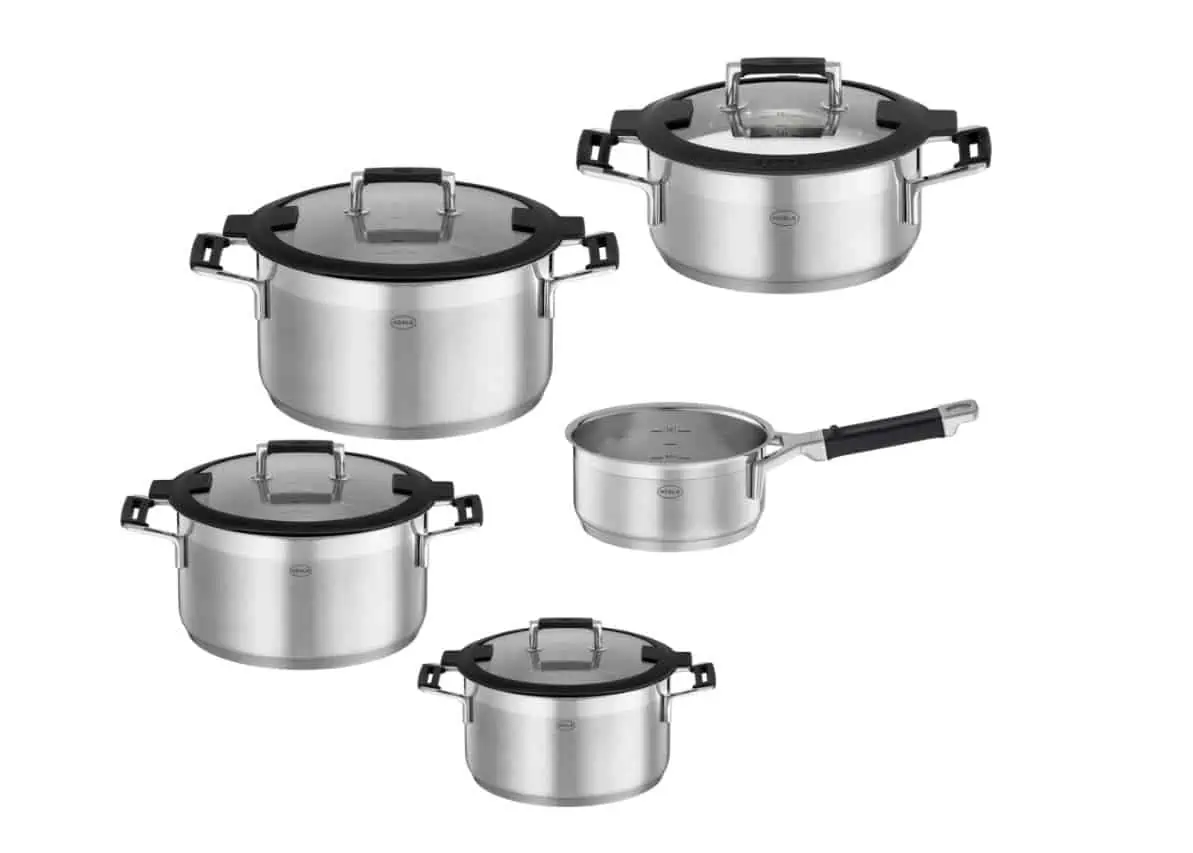 Rösle Silence Pro Topf-Set (5-tlg.) für alle Herdarten für 215,99 € inkl. Versand statt 269,99 €