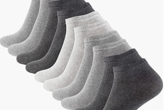 STARK SOUL 10 Paar Essentials Sneaker Socken Baumwolle Grautöne Gr. 39 42   Amazon.de  Bekleidung