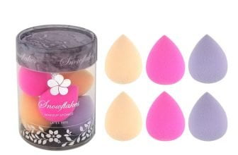 Schneeflocken Mini Beauty Make up Schwamm Blender für Augen kleine Make up Schwämme unter den Augen