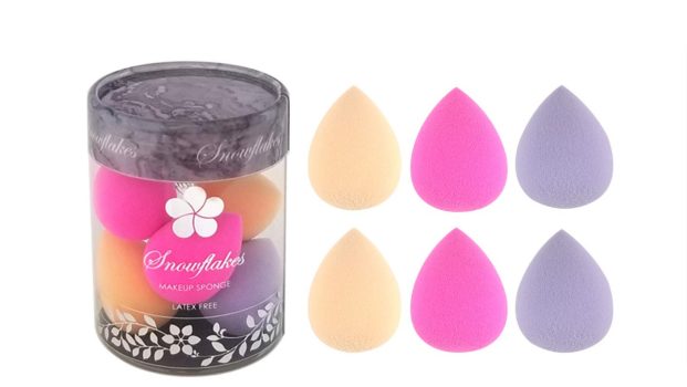 Schneeflocken Mini Beauty Make up Schwamm Blender für Augen kleine Make up Schwämme unter den Augen