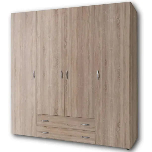 Stella Trading BASE Zeitloser Kleiderschrank in drei verschiedenen Größen – 160 x 177 x 52 cm (B/H/T) für 94,99 € inkl. Prime-Versand (statt 204,95 €)