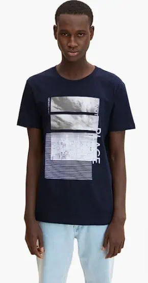 TOM TAILOR Denim Herren T-Shirt mit Fotoprint 1033026 für 7,99 € inkl. Prime-Versand (statt 10,94 €)