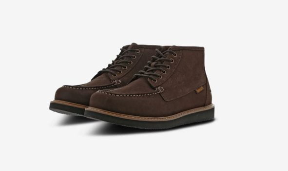 Timberland Newmarket Ii Boat Chukka Herrenstiefel in dark brown nubuck