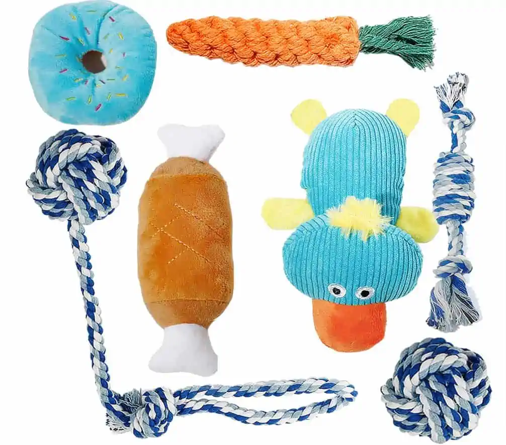 Toozey Hundespielzeug kleine Hunde Ente – 7 Stück für 7,99 € inkl. Prime-Versand (statt 19,99 €)