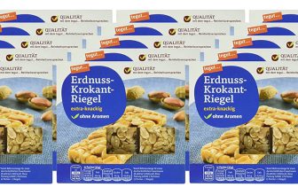 tegut... Erdnuss Krokant Riegel 15er Pack 15 x 90 g   Amazon.de  Lebensmittel Getränke