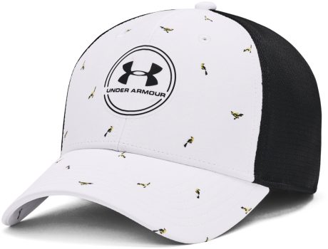 under armour iso chill driver mesh adjustable cap 1369805 white black