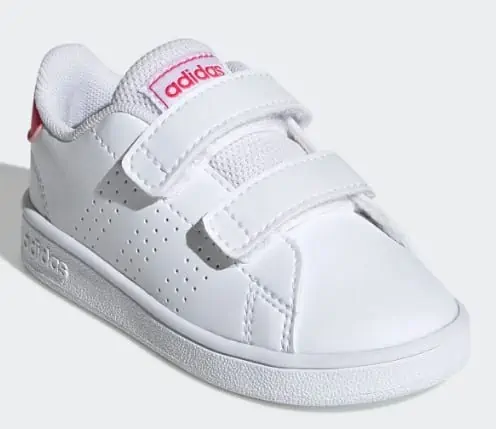 adidas ADVANTAGE SCHUH Cloud White / Real Pink / Cloud White für 18,00 € inkl. Versand (statt 27,58 €)