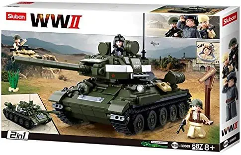 Mittlerer russischer Panzerjäger (687 Teile) | Sluban Klemmbausteine für 21€ (Prime)