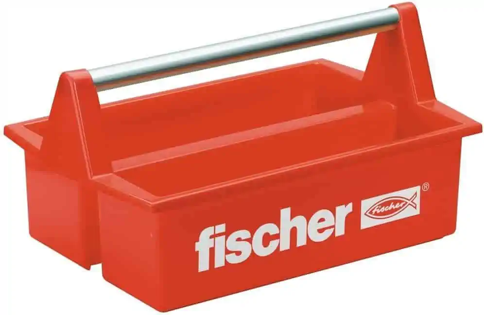 fischer Werkzeugkasten Plastik in Rot für 4,87 € inkl. Versand statt 9,98 €